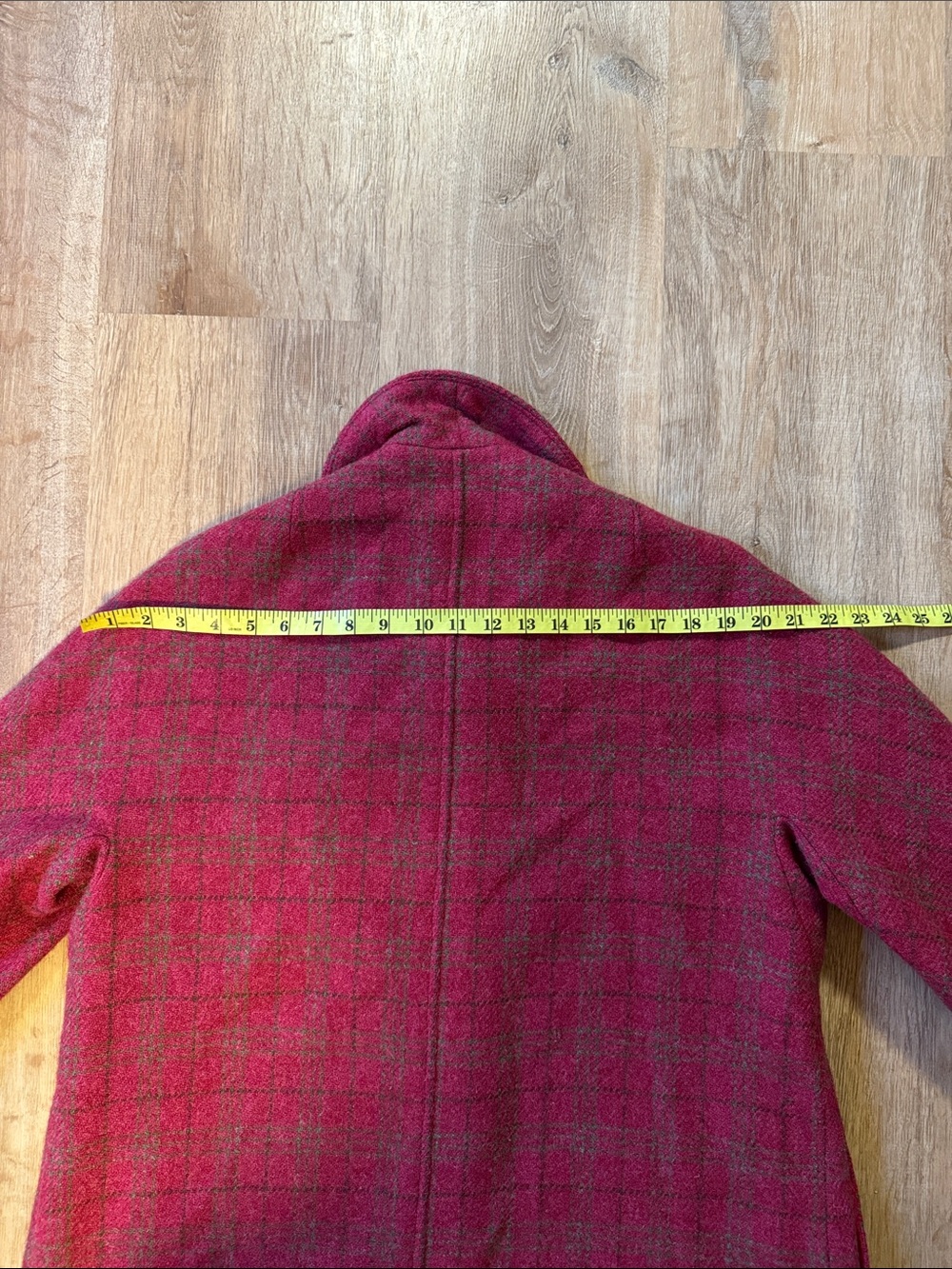 Vtg Womens Button-Front Wool Coat - Picture 14 of 16